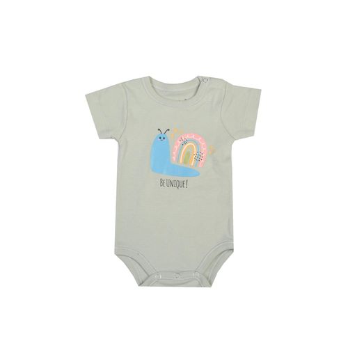 Buy Junior High Quality Cotton Blend And Comfy Short Sleeve Bodysuit P/3 in Egypt