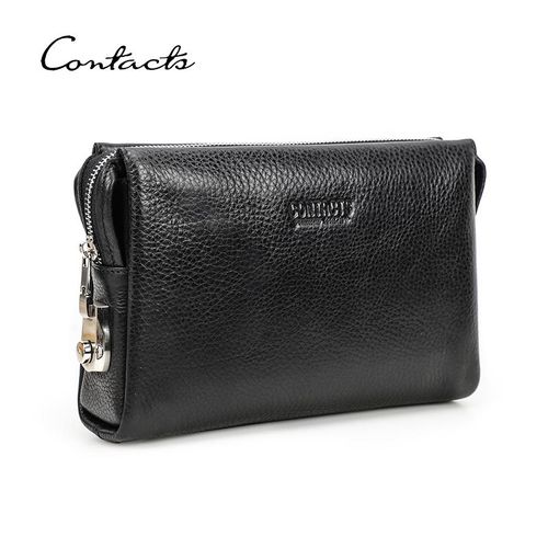 CONTACT'S Men Clutch Bags Genuine Leather Casual Male Handbag Brand  Business Bag @ Best Price Online | Jumia Egypt