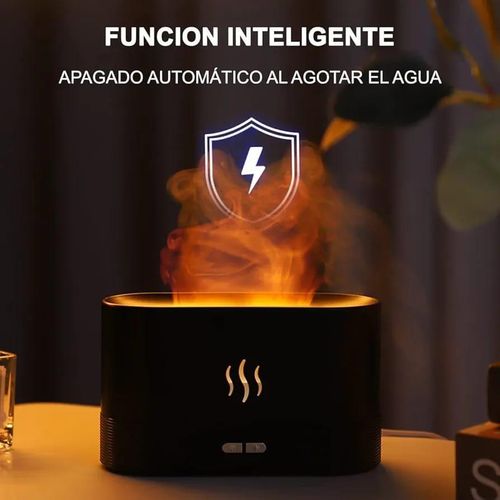 product_image_name-Generic-Air Humidifier With Flame Effect, Scented, Black Color-1