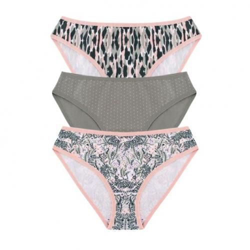 product_image_name-Milk-مجموعة من 3 قطع من الملابس الداخلية البيكيني المطبوعة - للنساء-1