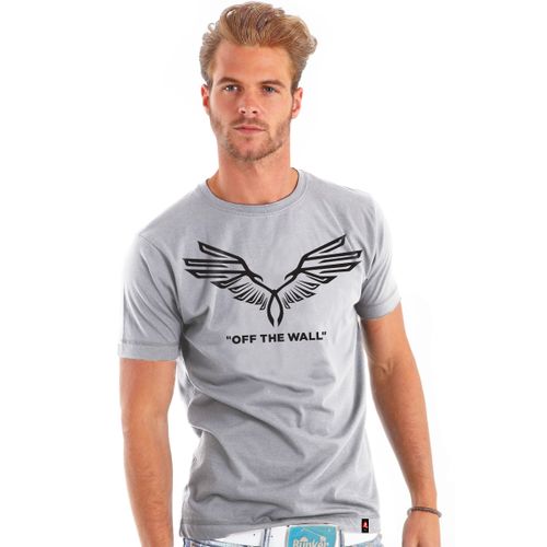 Buy AKAI Cotton T-Shirt First Rate For Men - Light Grey in Egypt