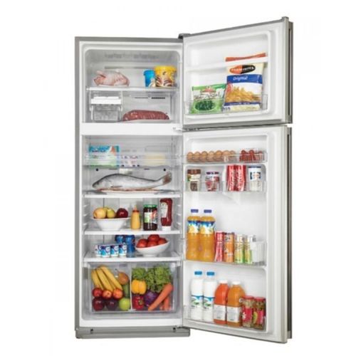 Sharp SJ-48C(Bk) Top Mount No Frost Refrigerator - 14 Ft - Black