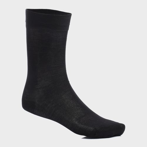 Cottonil Merceris Black Mid Calf Dress Socks Best Price Online