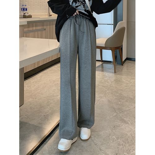 Fashion (Dark Gray)Casual Wide Leg Sweatpants For Women 2023