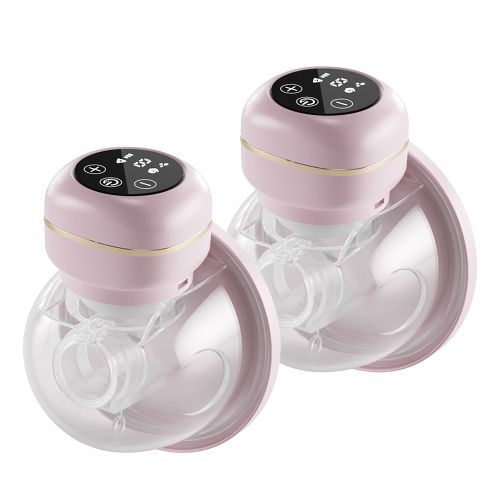 اشتري 2pcs Wearable Breast Pump Portable Electric Breast Pump في مصر