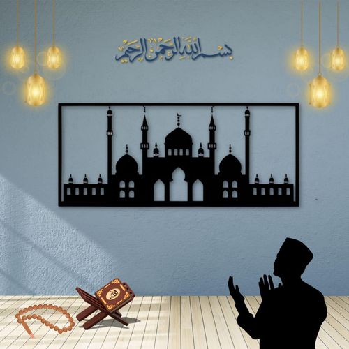 product_image_name-Generic-Home Decor - Mosque Silhouette - For Living Room or Prayer Area-1