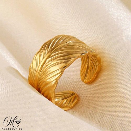 product_image_name-Generic-Golden Feather Elegance Ring-2