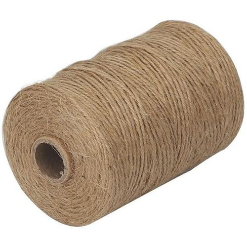 Generic 200M/ Roll 2mm Jute Twine Natural Thick Brown Twine for Home  Gardening Plant Picture Hanger Industrial Packing String @ Best Price  Online