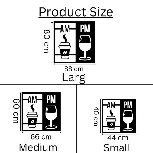 product_image_name-Generic-ديكور منزلي - شكل فنجان قهوة وكأس نبيذ - للمطبخ أو غرفة المعيشة-4