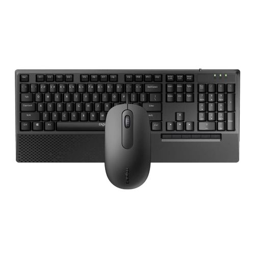 Buy Rapoo NX2000 Wired Combo Keyboard And Mouse With MultiMedia Keys - BlackRapoo NX2000 Wired Combo Keyboard and Mouse with MultiMedia keys in Egypt