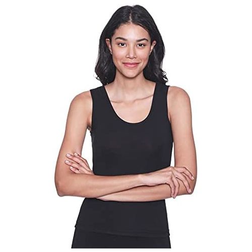 Adjustable Camisole Women Basic Undershirt Spaghetti Strap Tank Top  (White,XL)