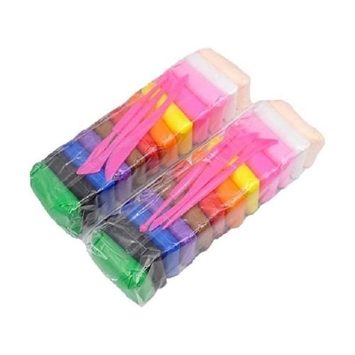 product_image_name-Generic-طقم طين فوم ملوّن غير سام بـ 12 لون مختلف مع 3 أدوات (2 قطعة لكل لون) - عبوة مكونة من 24 قطعة-2