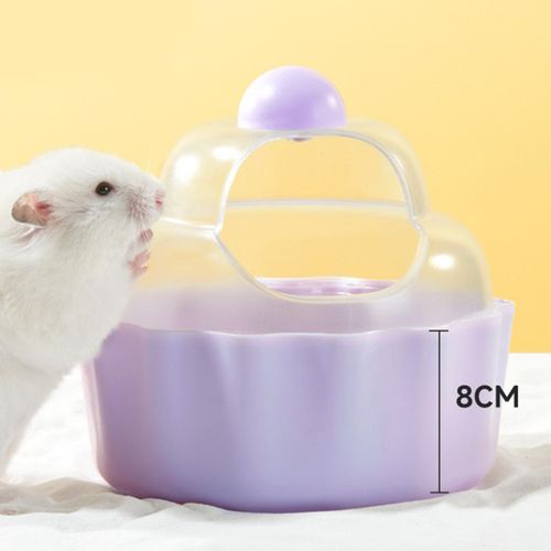 Generic Hamster Sand Bath Box Digging Sand Container Transparent