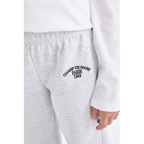 product_image_name-Defacto-سروال رياضي مطبوع بفخد جزر للفتيات من ديفاكتو-4