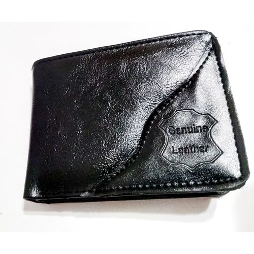 Buy Natural Black  Leather Wallet in Egypt