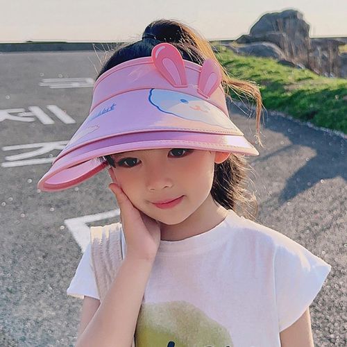 Generic Kids Visor Hat Cartoon Patterns Sun UV Protection Back