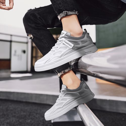 Flangesio Gradient Color Men's Sneakers Casual Shoes For Men