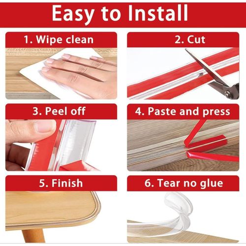 product_image_name-Generic- شريط حماية حواف الطاولات شفاف – أمان كامل للأطفال بدون تشويه الشكل-5