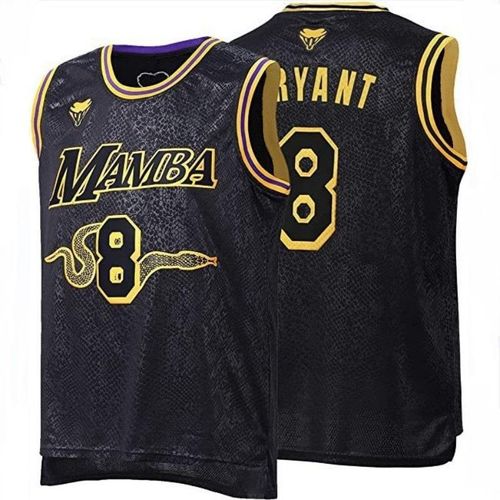 Generic Basketball Jersey Oversize Men Kobe 24 Bryant Athletic Sports Women Snakeskin MAMBA Embroidery High Street Hop Sportswear front 8 back 8 Blue S Best Price Online Jumia Egypt