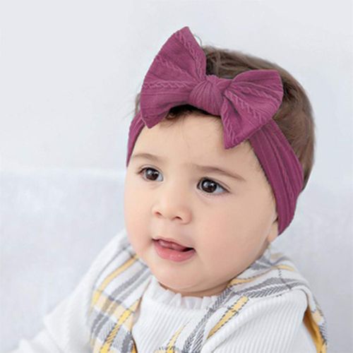 product_image_name-Generic-توك شعرشريط رأس من النايلون للبنات حديثي الولادة الالوان عشوائيه، إكسسوارات شعر للأطفال حديثي الولادة-4