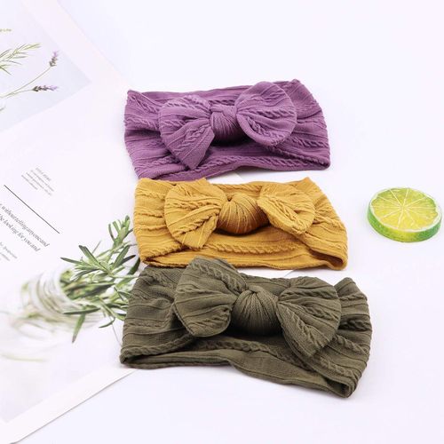 product_image_name-Generic-توك شعرشريط رأس من النايلون للبنات حديثي الولادة الالوان عشوائيه، إكسسوارات شعر للأطفال حديثي الولادة-6