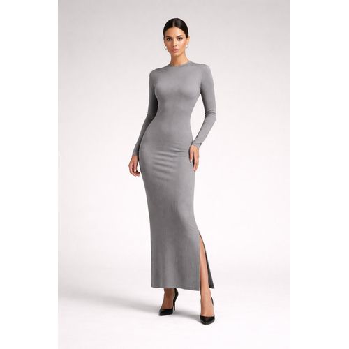 product_image_name-V A L Y A-فستان حريمي ماكسي مضلع من الليكرا – كم طويل-1