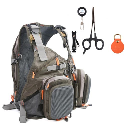 Generic Maximumcatch Fly Fishing Vest Backpack And Vest Combo