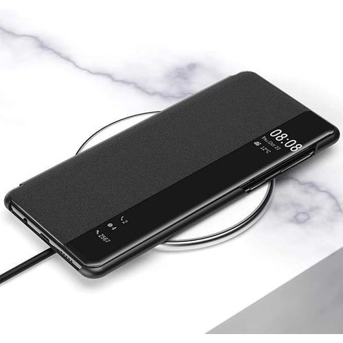 product_image_name-Generic-جراب لوحة عرض ذكية بتغطية جلدية قابلة للطي ل ريلمي نوت 70 - أسود-7