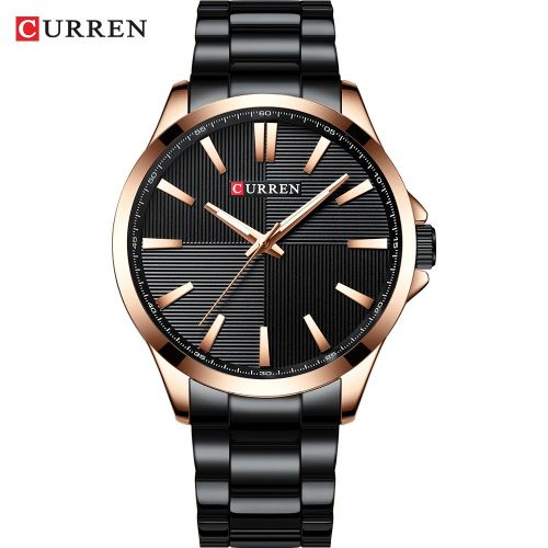 Curren Watches For Men Luxury Branded Stainless Steel Fashion