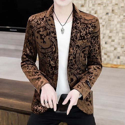 Black dragon hotsell print blazer dress