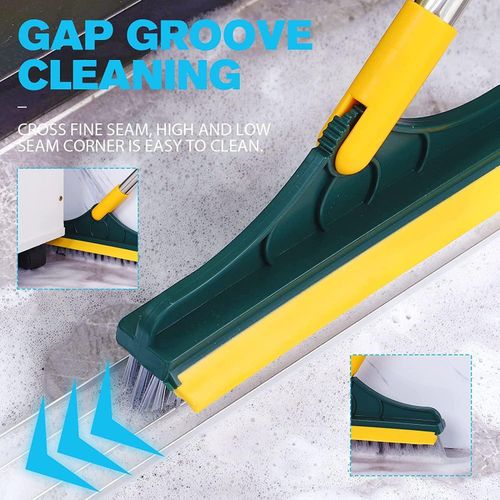 product_image_name-Generic-2 in 1 Floor Scrubber Brush, V-Shaped Floor Scrubber Brush with Long Handle, for Cleaning Bathroom Shower Crevices, Magic, 120 Degree Rotating, Removable Brush Head for Cleaning Bathroom and Tiles..-6