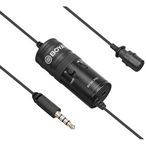 اشتري Boya BY-M1 Pro Omni Lavalier Mic For Smartphones And Cameras (TRRS) في مصر