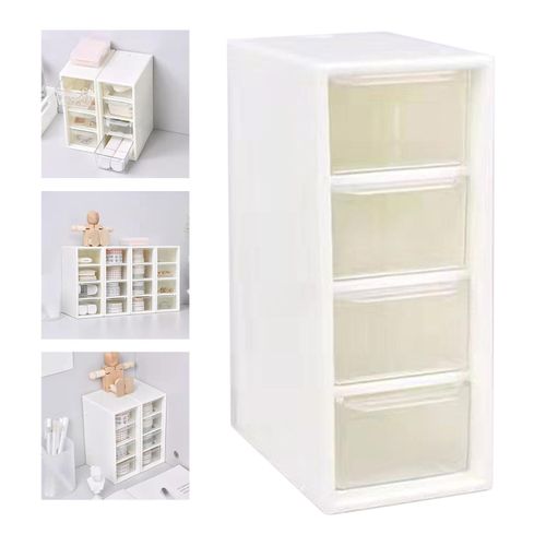 Generic Small Organizer Box With 4 Drawer Units Container Case For