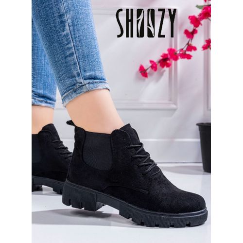 اشتري Shoozy Fashionable Boot For Women - Black في مصر