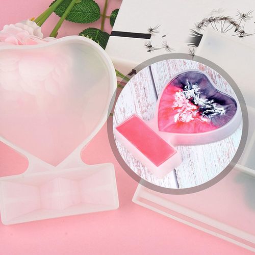 Generic Silicone Molds for Resin, Heart Resin Mold, for Flowers