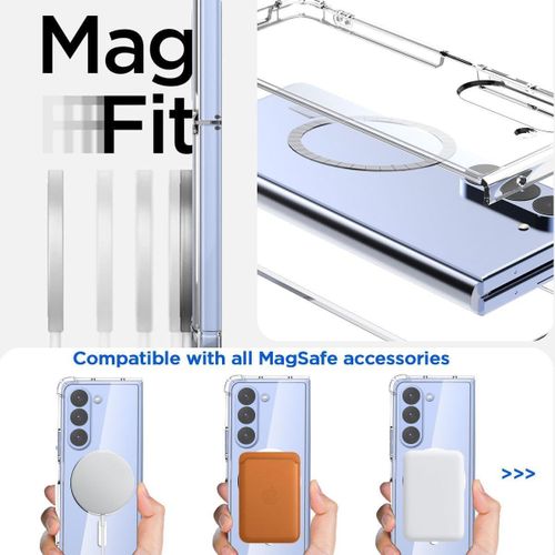 product_image_name-Generic-جراب مغناطيسي شفاف لموبايل سامسونج جالاكسي زد فولد 5 من تين تك _ Samsung Galaxy Z Fold 5 MagSafe، متوافق مع الشحن اللاسلكي ماج سيف ، جراب مضاد للصدمات والاصفرار عالي الجودة-2