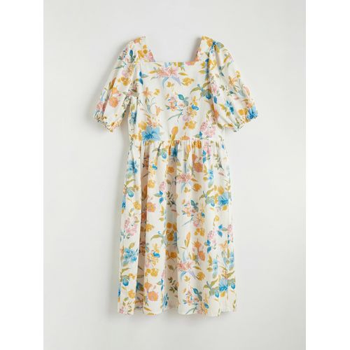 product_image_name-LC Waikiki-Square Collar Printed Poplin Girl's Dress-1