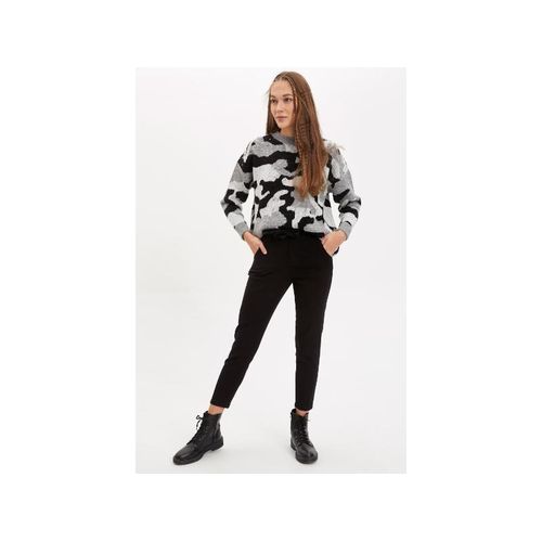 product_image_name-Defacto-Woman Mom Fit Trousers - Black-2