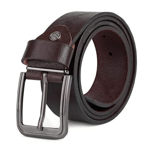 اشتري Black Horse High Quality Cowhide Leather Belt Brown في مصر