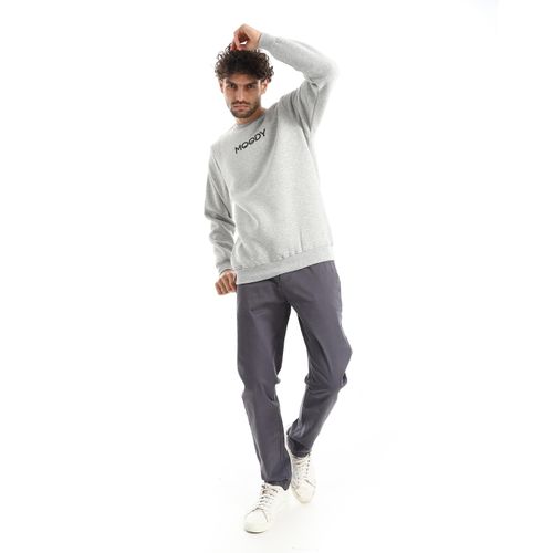 product_image_name-Andora-Regular fit Gabardine Pants - Iron-5