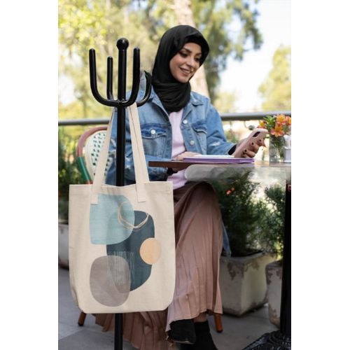 Generic Canvas Shopping Tote Bag Printed Words Premium Design
