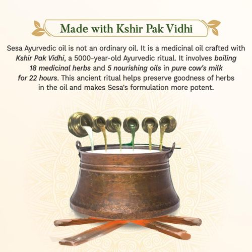 product_image_name-Sesa-زيت شعر أيورفيدي لتساقط الشعر ونمو الشعر طريقة كشير باك القديمة منذ 5000 عام، بهرنغراج و17 عشبة نادرة مع 5 زيوت مغذية لجميع أنواع الشعر بدون زيت معدني 100 مل (علبة واحدة)-5