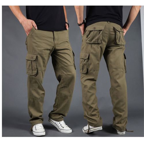 Generic Side Zipper Pockets Cargo Harem Joggers Pants Men Casual ...