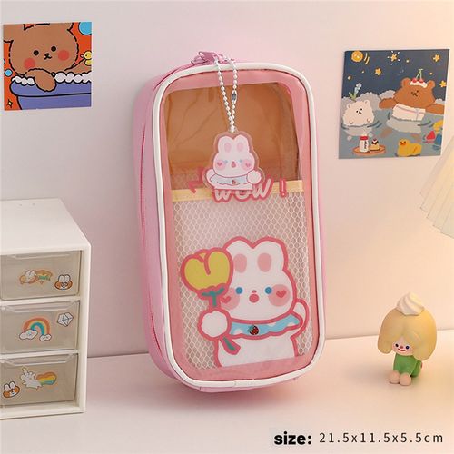 915 Generation Japanese Pencil Case Transparent Student Pencil Bag @ Best  Price Online