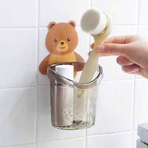 product_image_name-Generic-Bear-shaped Toothbrush Holder 1 Piece-2