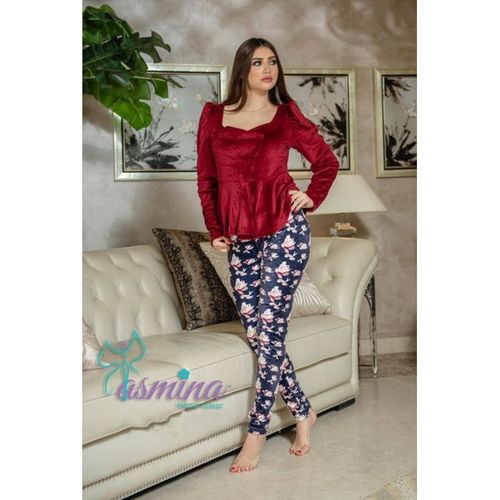 product_image_name-Generic-بيجامه شتوي حريمي قطيفه --1