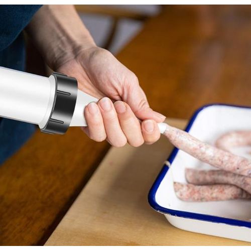 product_image_name-Generic-أداة حشو اللحوم لصنع النقانق المنزلية - حشو يدوي للنقانق مع 3 قمع-2