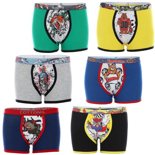 Buy Cottonil Bundle OF Six Boxer Party -  For Kids in Egypt