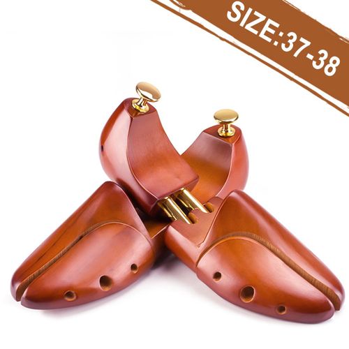 ZGZJYWM Twin Tube Red Cedar Wood Adjustable Width Shoe Shaper Men s Stretcher Shaper Shoe Tree