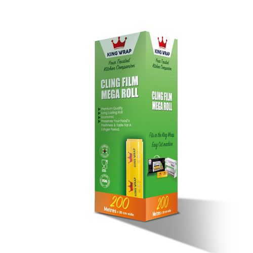product_image_name-Kingwrap-King Wrap - Cling Film Mega Roll (30 CM * 200 M)-2